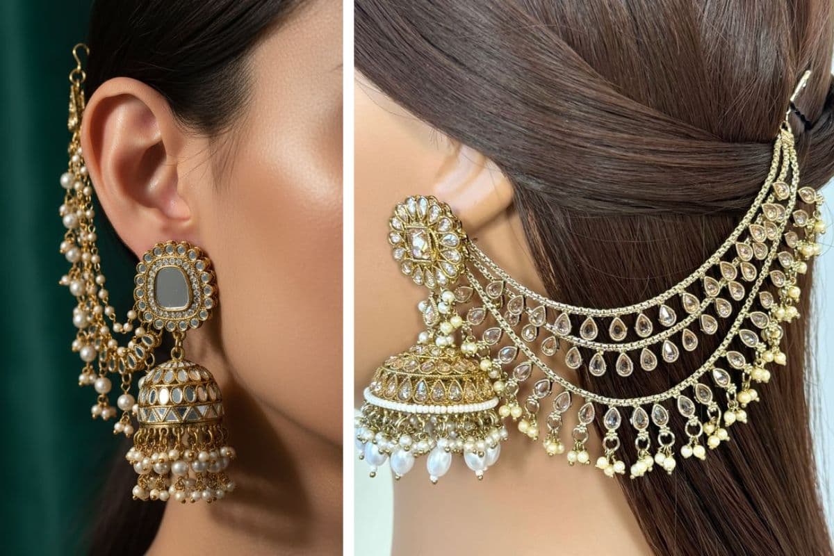 Pearls And Kundan Sahara Earring