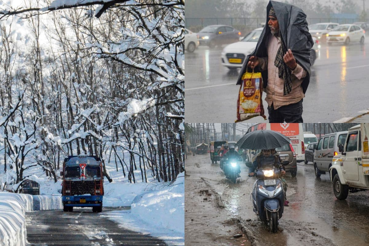 अगले 48 घंटे में बारिश, बर्फबारी और बिजली गिरने की चेतावनी, जानिए आपके राज्य के मौसम का हाल