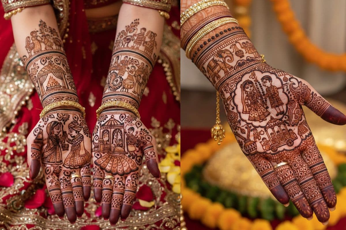 दुल्हन के लिए विशेष डिजाइन (Image: AI generated)