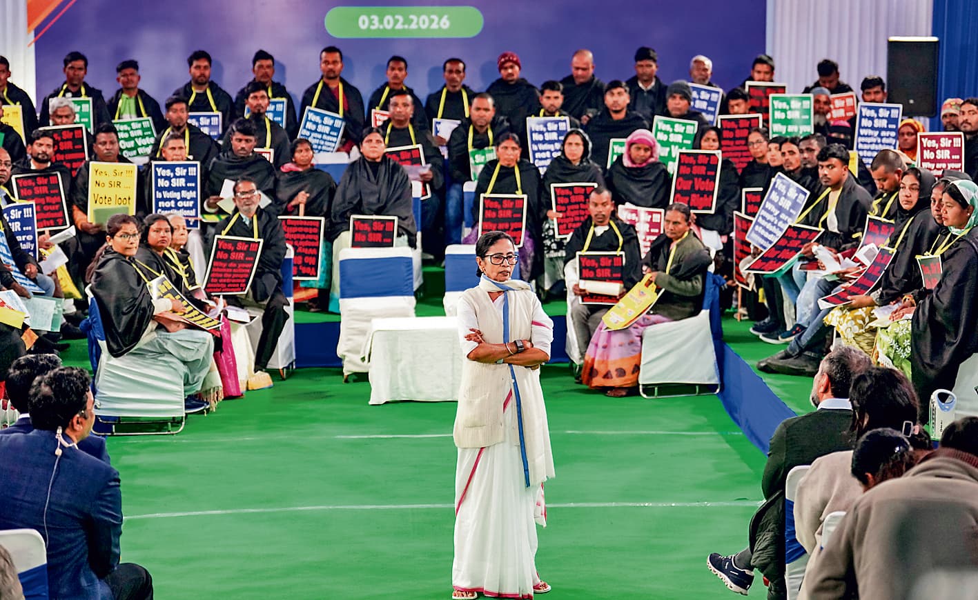 अंतिम मतदाता सूची में कोई गड़बड़ी हुई तो होगा और जोरदार आंदोलन : ममता