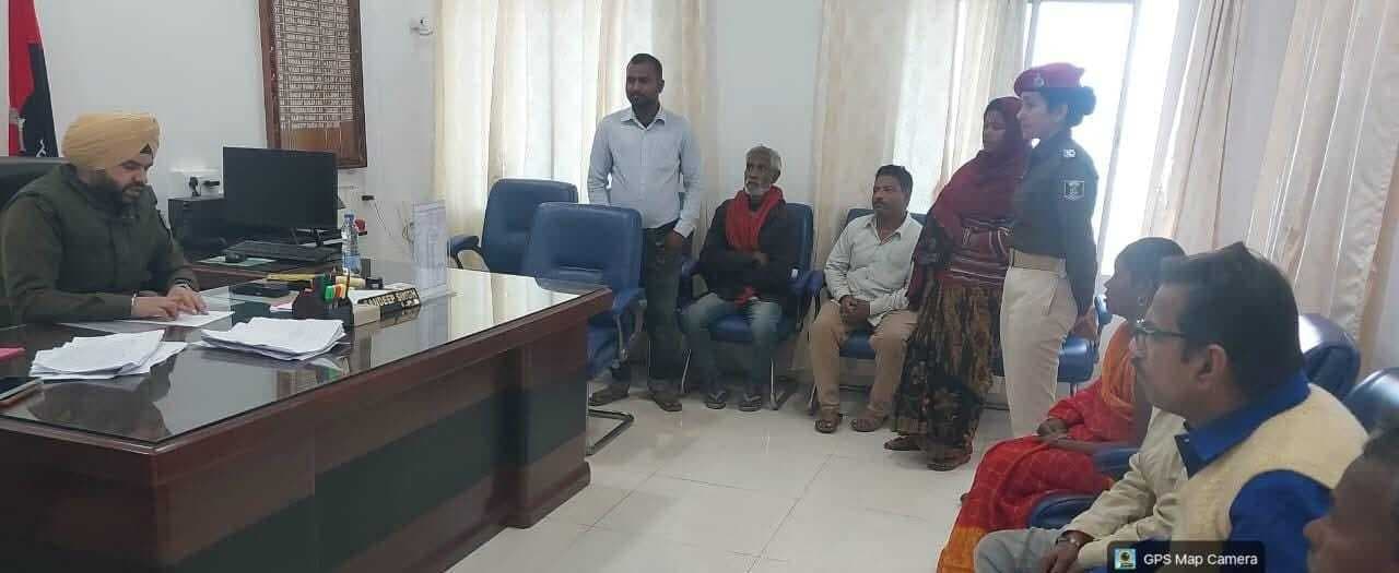 एसपी ने लोगों की सुनी समस्याएं