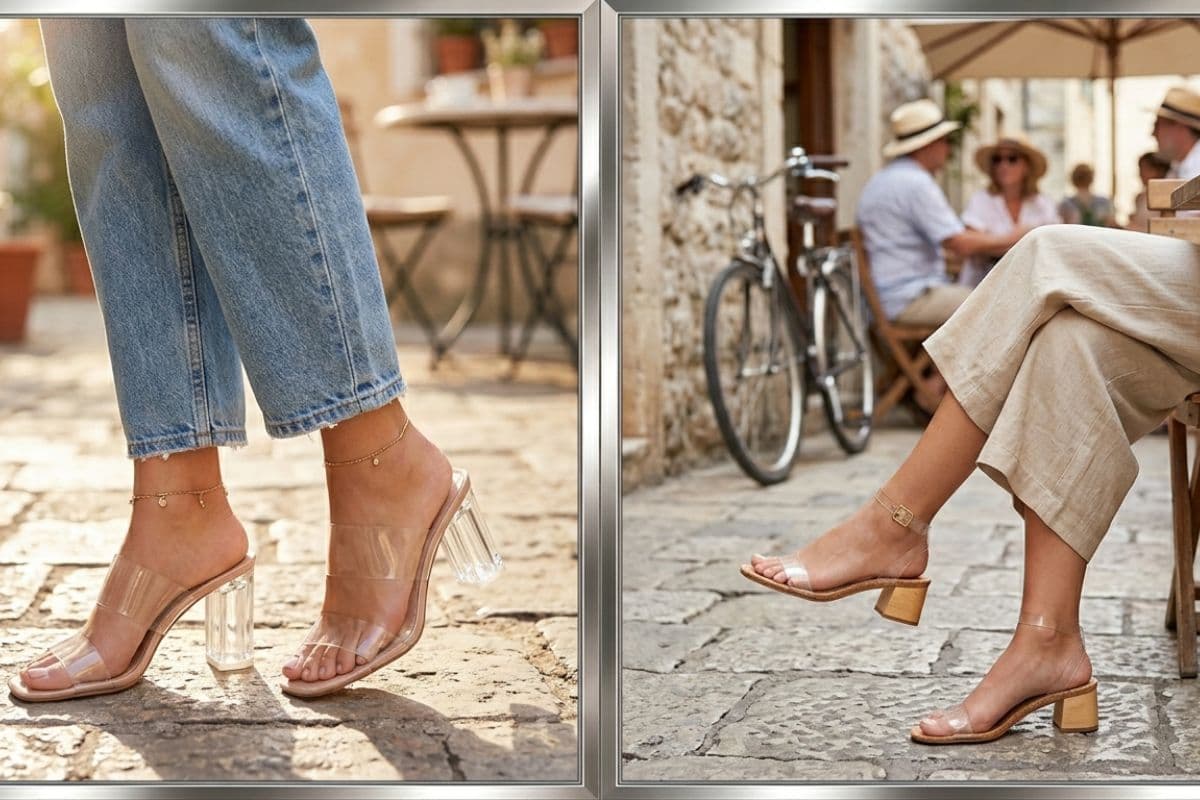 Casual Transparent Heels