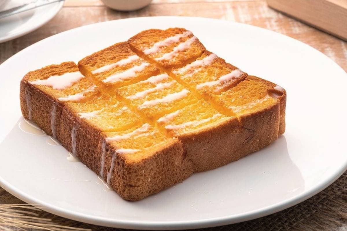 Cheese Caramel Butter Toast Recipe