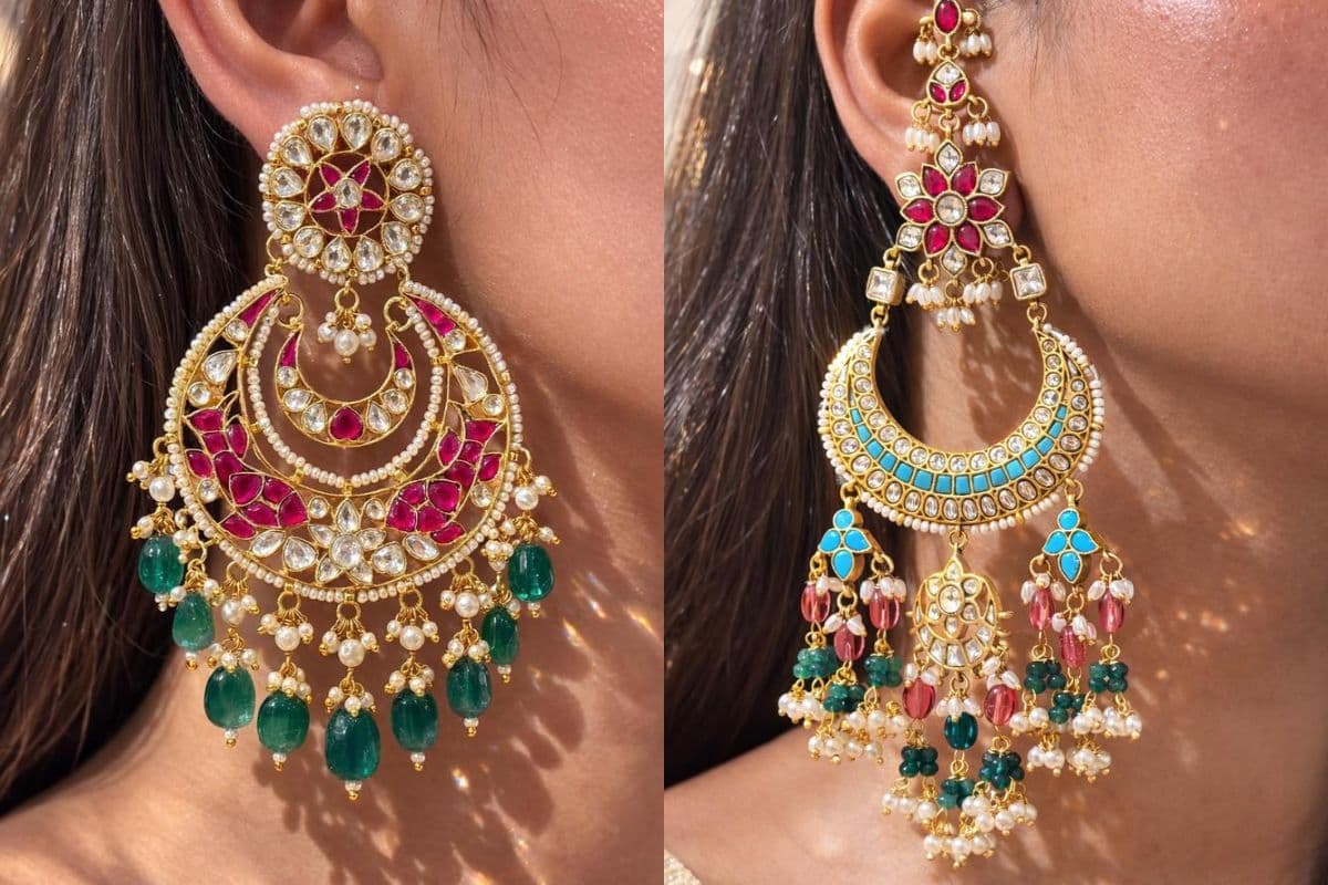 Heavy Kundan Chandbali For Eid 2026