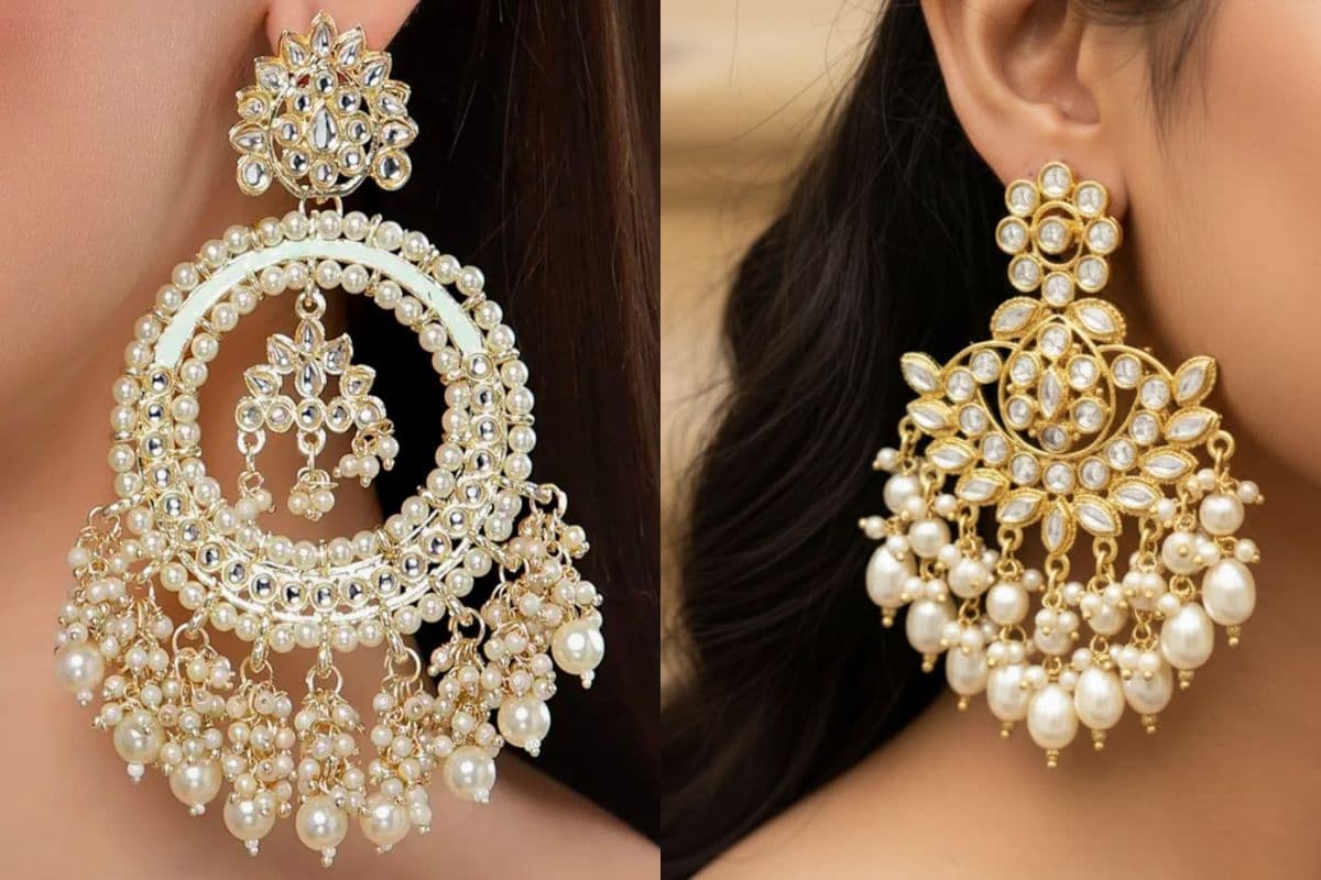 Pearl Drop Chandbali For Eid 2026
