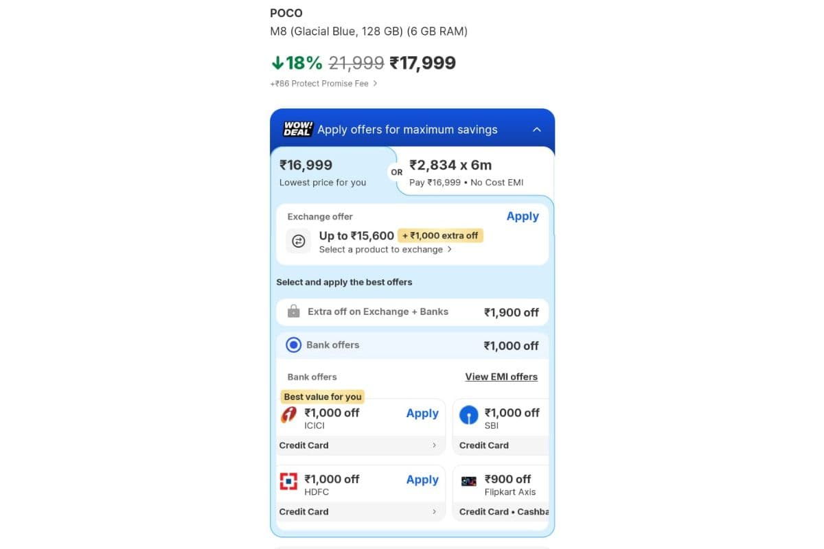 Poco M8 Price Details