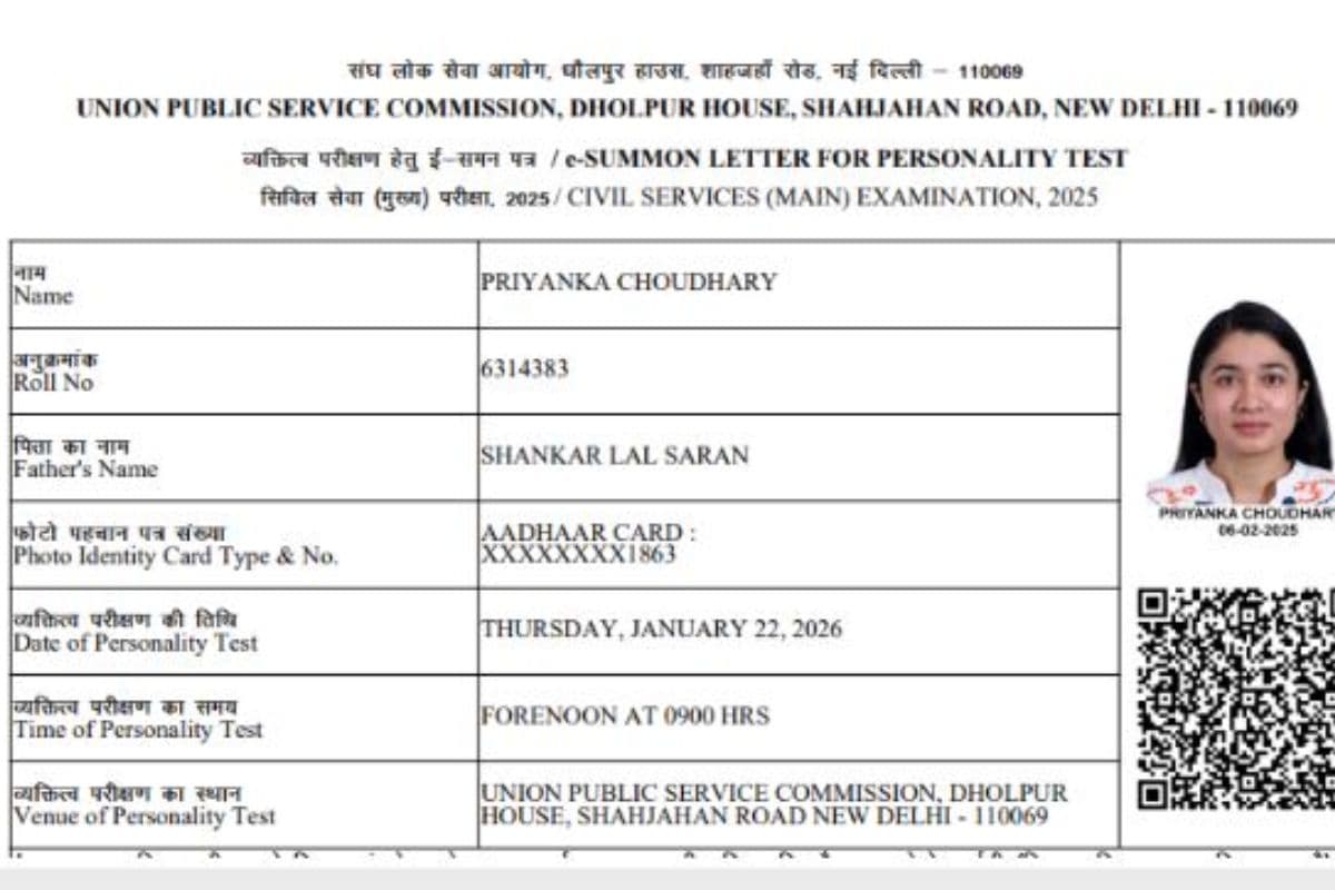 AIR 79 Priyanka Choudhary