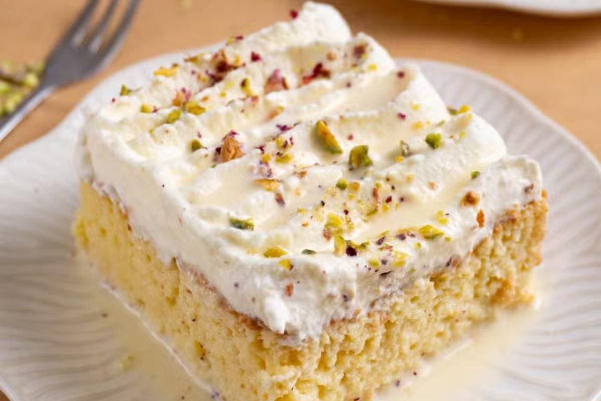 Thandai Milk Cake Recipe By Chef Kunal Kapur
