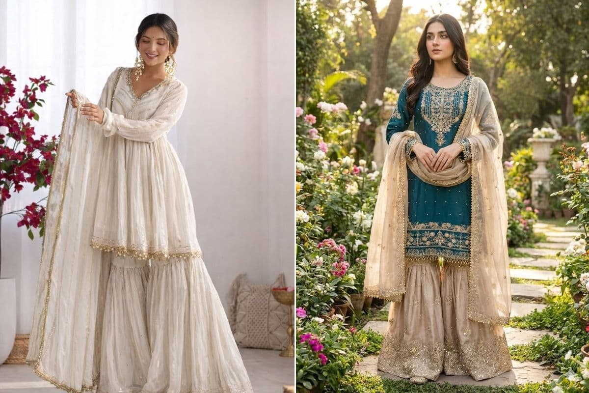 Trendy Sharara Set Outfit For Eid 2026