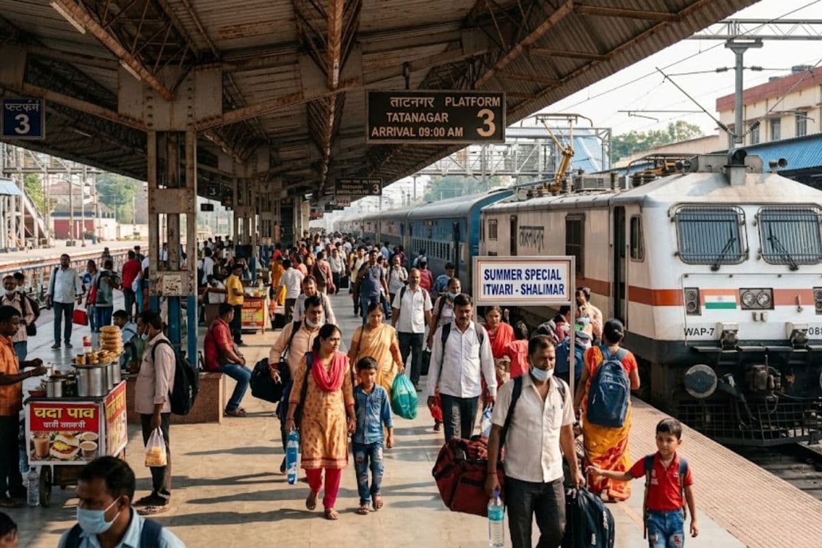 रेलवे का ‘समर गिफ्ट’! इतवारी-शालीमार स्पेशल ट्रेन का टाटानगर में होगा ठहराव, यहां देखें पूरा टाइम टेबल