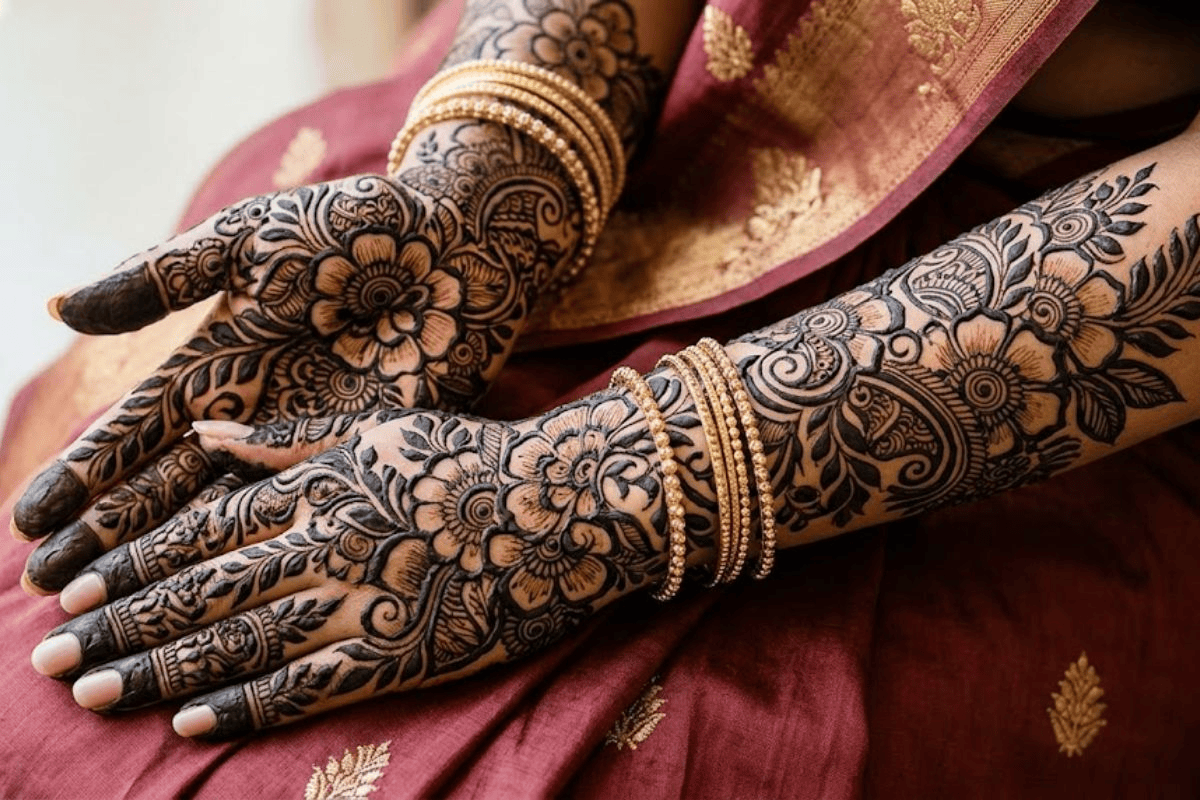bridal mehndi design