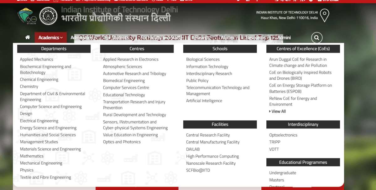 IIT दिल्ली प्लेसमेंट 