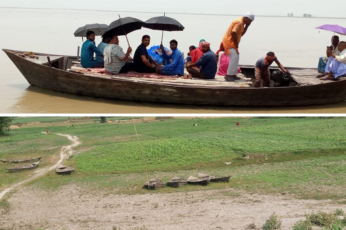 सुपौल में जहां सड़क नहीं, नाव से चलता है पूरा जीवन, हर मानसून चार महीने की कैद झेलते हैं हजारों परिवार