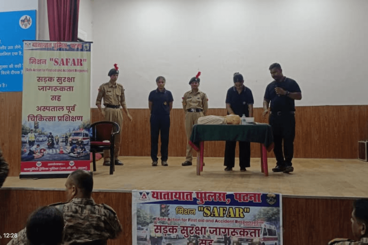 NCC कैडेट्स बने सड़क सुरक्षा के प्रहरी, पटना में मिला प्रैक्टिकल ट्रेनिंग