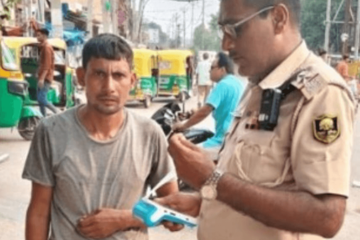 जहानाबाद में ट्रैफिक नियम तोड़ने वालों पर सख्ती, एक सप्ताह में ढाई लाख रुपये का चालान