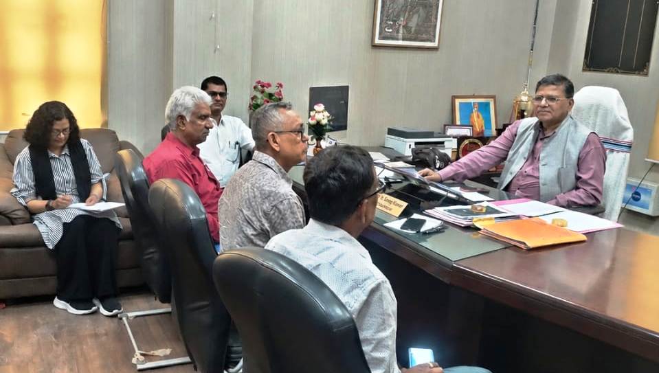 दीक्षांत समारोह की तैयारी को लेकर कुलपति ने की बैठक