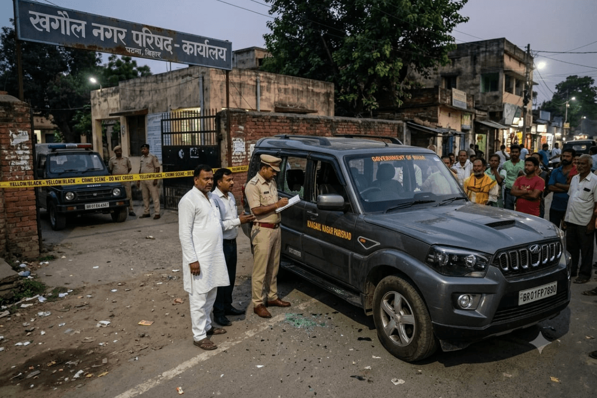 पटना में नगर परिषद कार्यपालक अधिकारी की सरकारी स्कॉर्पियो चोरी, मुख्य पार्षद आवास के पास हुई गायब