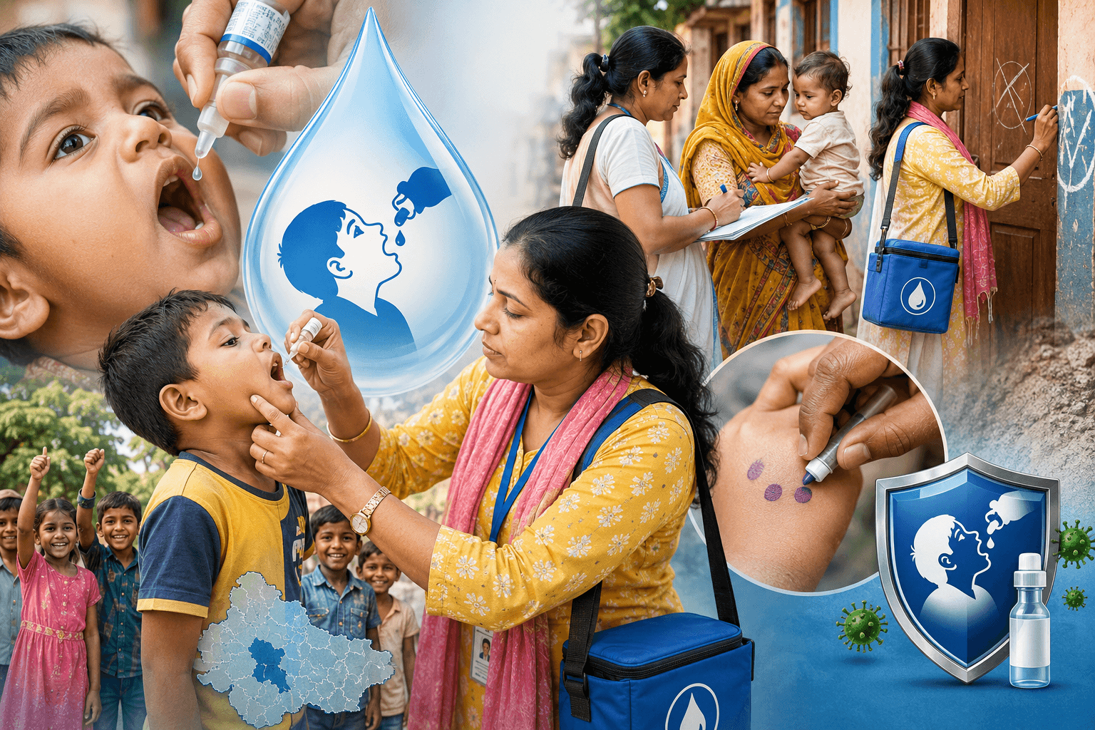 पोलियो की दवा दिए बिना घर पर मार्किंग की तो होगी कार्रवाई, स्वास्थ्य विभाग की नई व्यवस्था लागू
