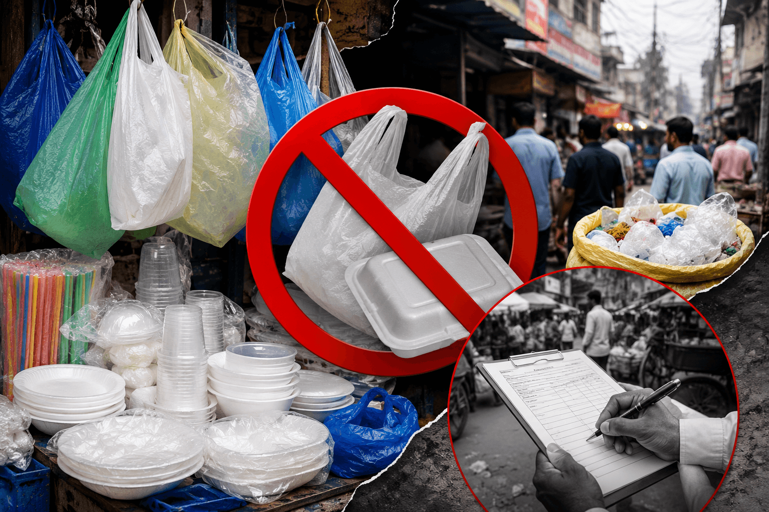 प्रतिबंध सिर्फ कागजों में? मधुबनी के बाजार में खुलेआम बिक रहा सिंगल यूज प्लास्टिक