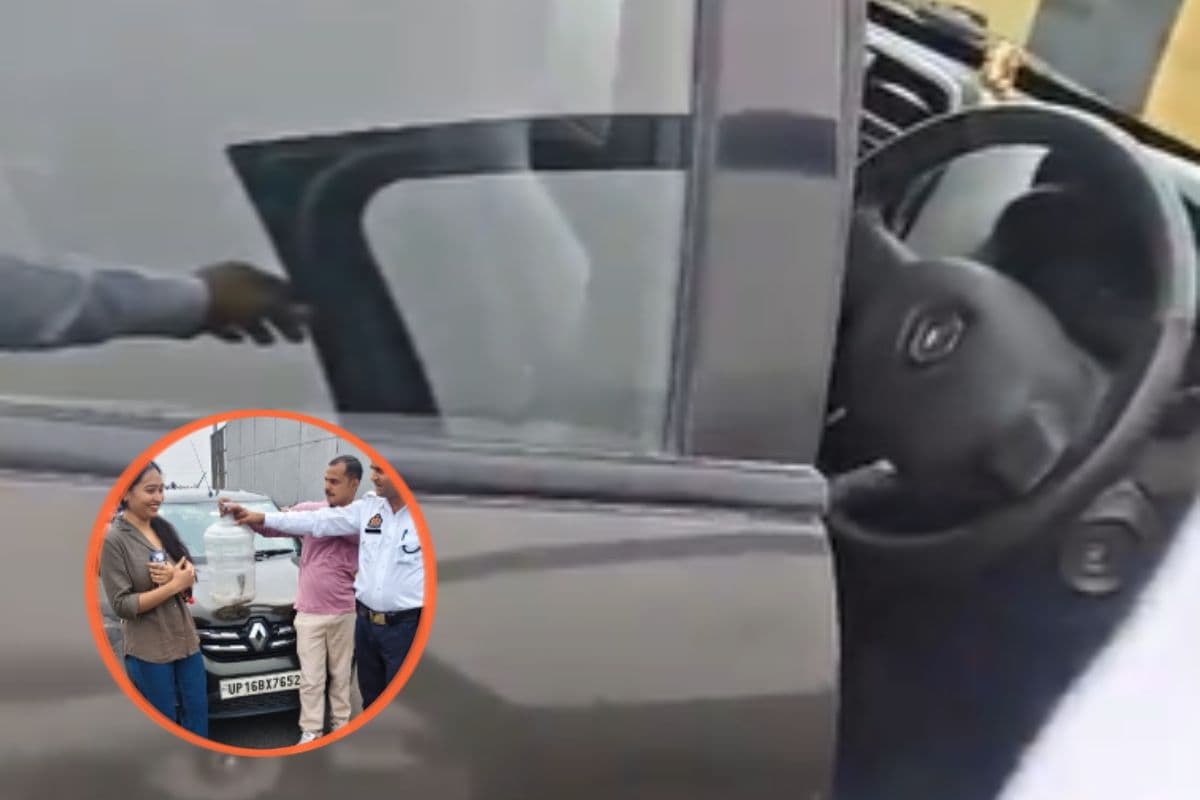 Viral Video : चलती कार में निकला जहरीला कोबरा, रोड पर मची अफरा-तफरी