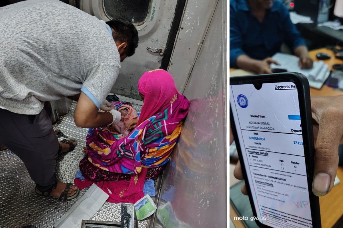 झाझा स्टेशन पहुंचते ही ट्रेन में महिला ने दिया बच्चे को जन्म, RPF ने निभाई जीवनरक्षक भूमिका