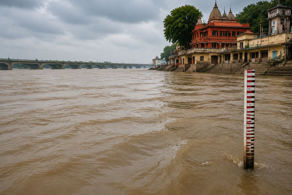 सावधान! गंगा-कोसी के जलस्तर में लगातार हो रही बढ़ोतरी, चोरहर में तटबंध के करीब पहुंचा पानी