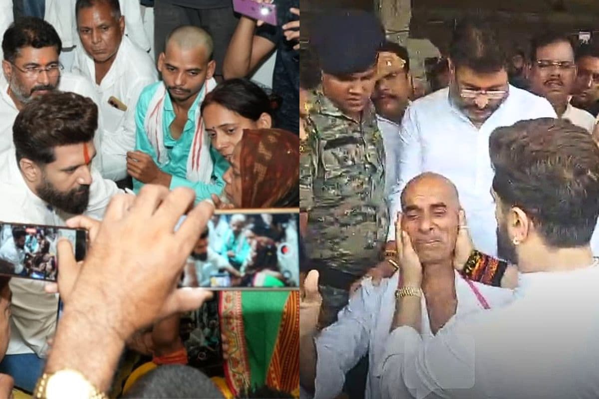 चिराग ने घुटनों पर बैठकर भरत तिवारी को दी श्रद्धांजलि, माता- पिता के आंसू पोंछे, कहा- कुछ अधिकारियों ने हत्या की है