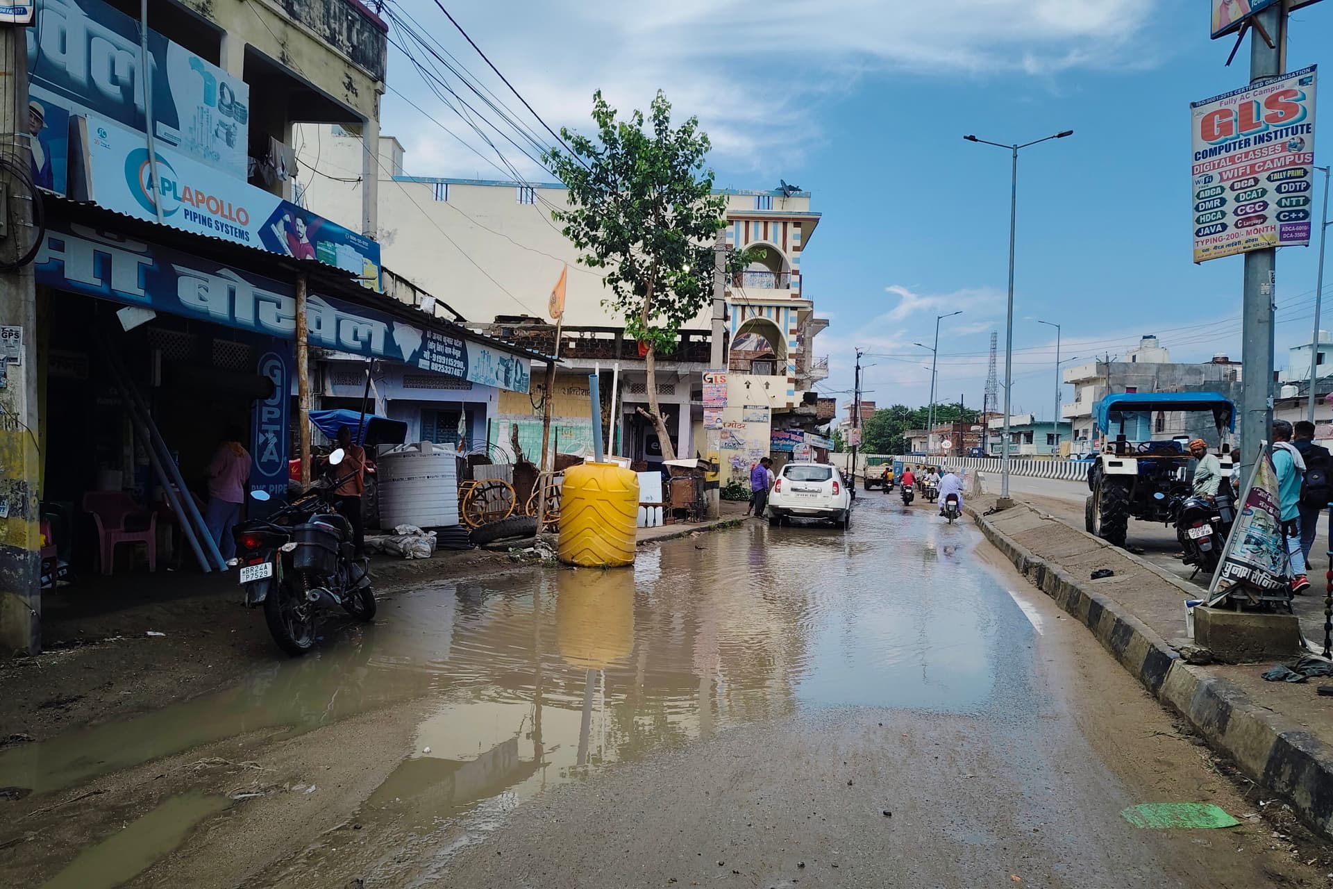 रोहतास: कोचस में नाली-गली पर 3 करोड़ खर्च, पहली ही बारिश में डूबे कई वार्ड; जलजमाव से लोग परेशान