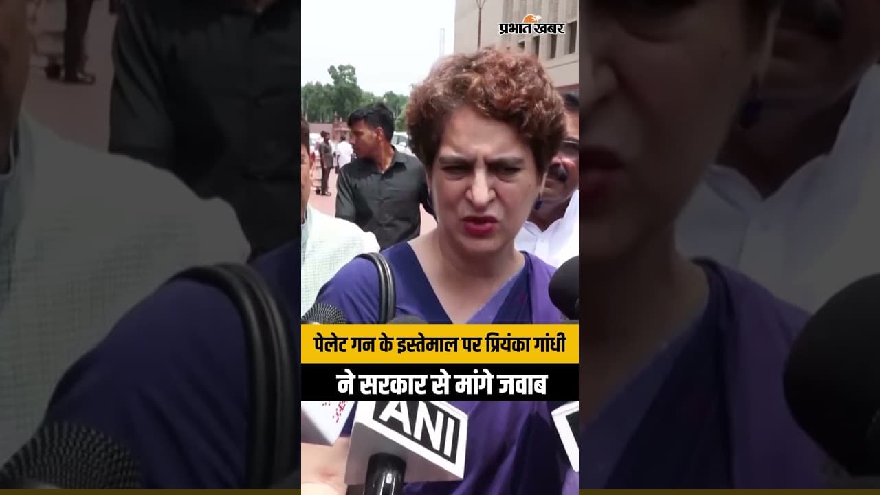 Priyanka Gandhi Statement: Pellet Gun के इस्तेमाल पर प्रियंका गांधी ने उठाए सवाल