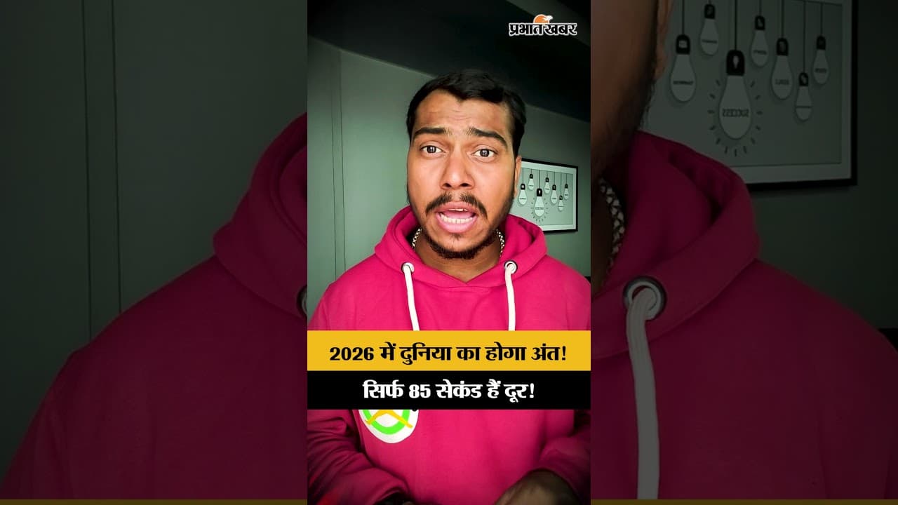 2026 में दुनिया का होगा अंत!सिर्फ 85 सेकंड हैं दूर!