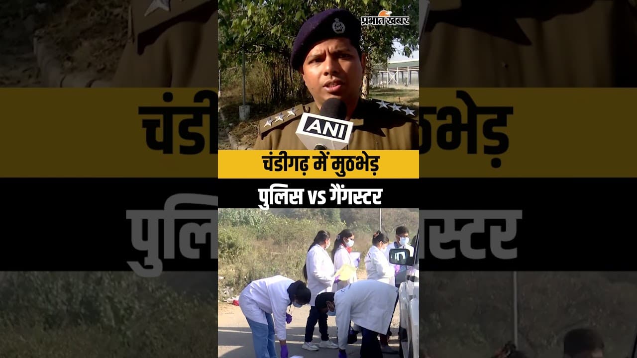 चंडीगढ़ के सेक्टर 39 में पुलिस-गैंगस्टर मुठभेड़, DSP ने दी जानकारी