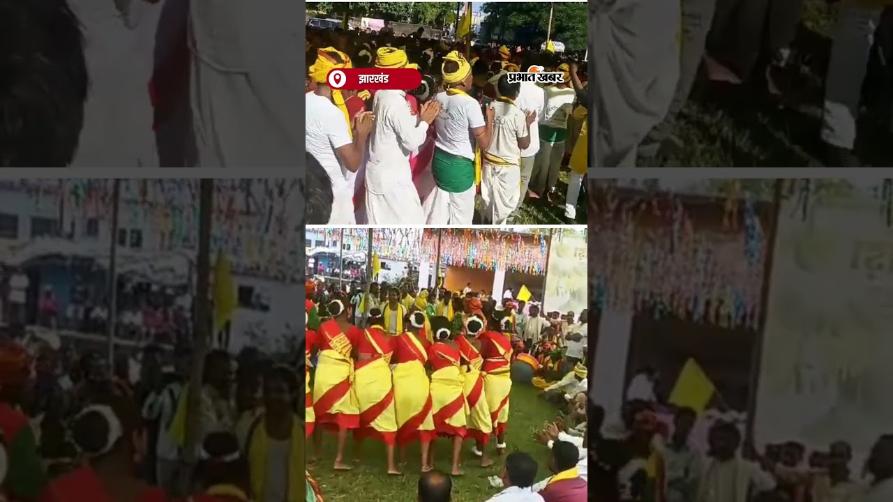 Bokaro के पेटरवार में करम अखड़ा, घोडा Dance पर झूमे लोग | Shorts | Karam Parb