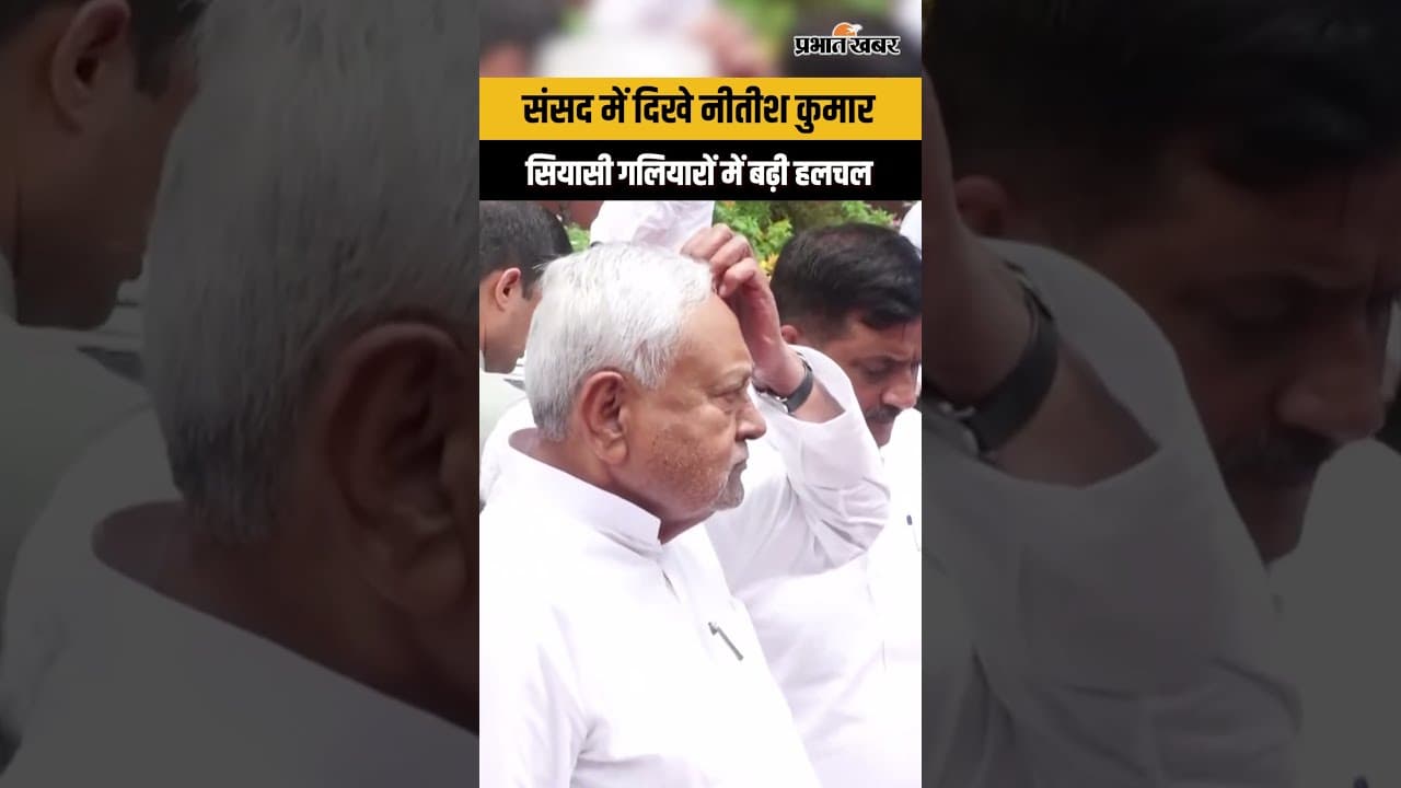 Parliament: दिल्ली में नीतीश कुमार की हलचल, संसद में नेताओं से की मुलाकात...