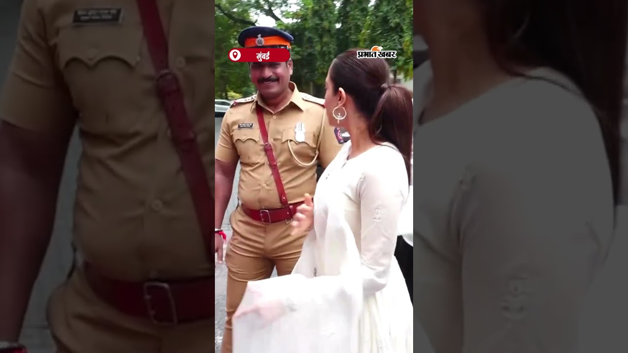 Nushrratt Bharuccha ने Police कॉलोनी में मनाया स्वतंत्रता दिवस | Shorts | Flag Hoisting