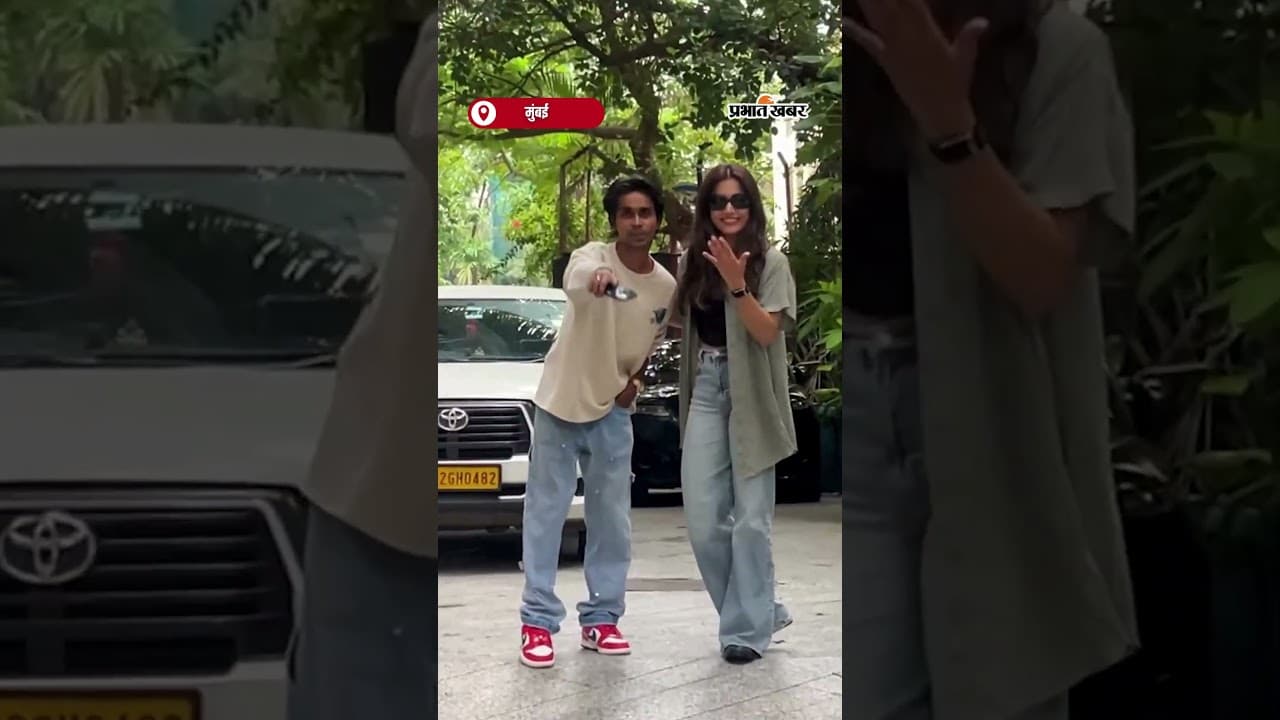 Casual Outfit में Rashmika Mandanna ने बिखेरा खूबसूरती का जलवा, Fans के साथ दिए Cute Pose | Shorts