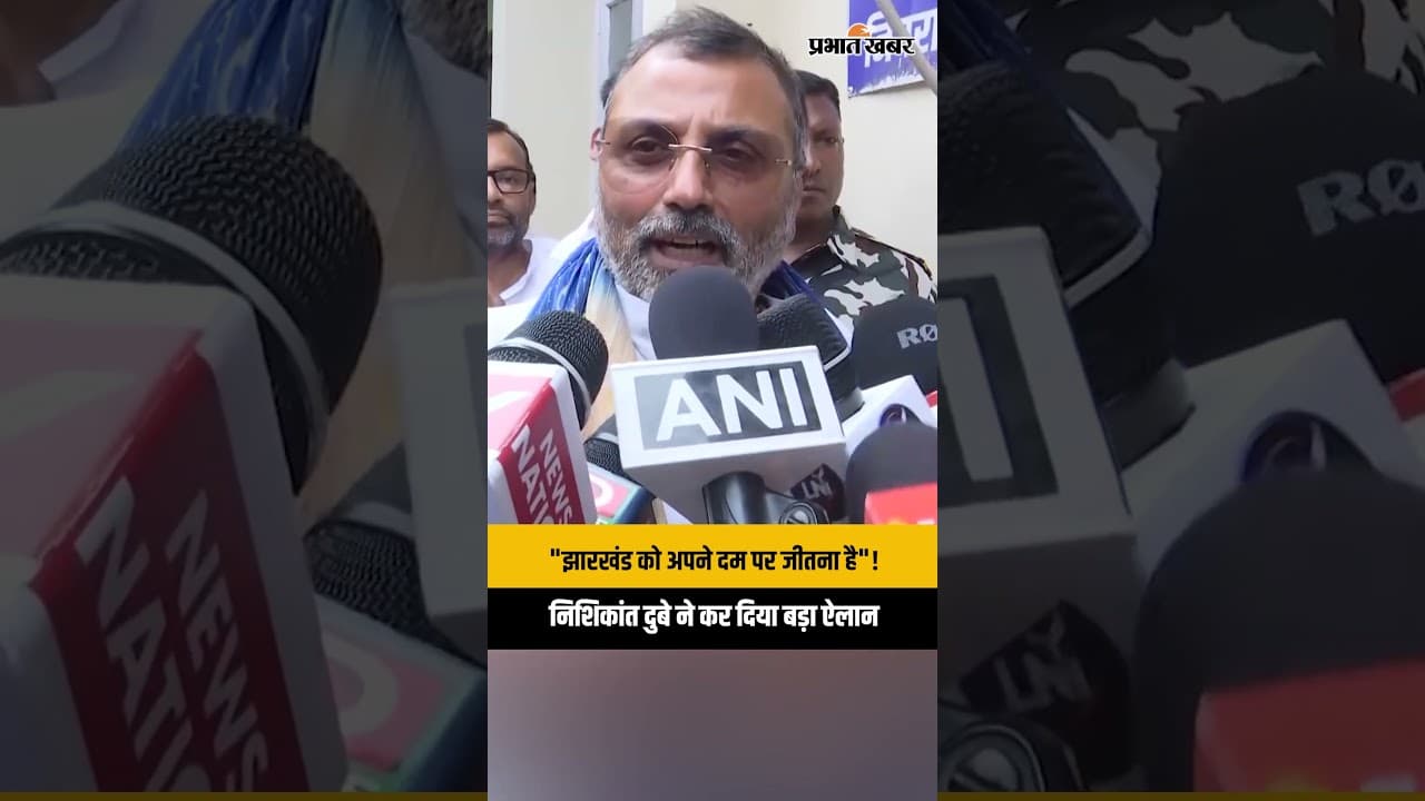"झारखंड में BJP अकेले बनाए सरकार"! बैठक के बाद निशिकांत दुबे का बड़ा बयान