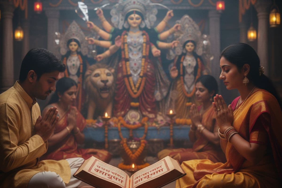 Durga Chalisa Lyrics: नवरात्रि में रोजाना कर लें इस स्तुति का पाठ, कर्ज, गरीबी और दुश्मनों मिलेगी मुक्ति  