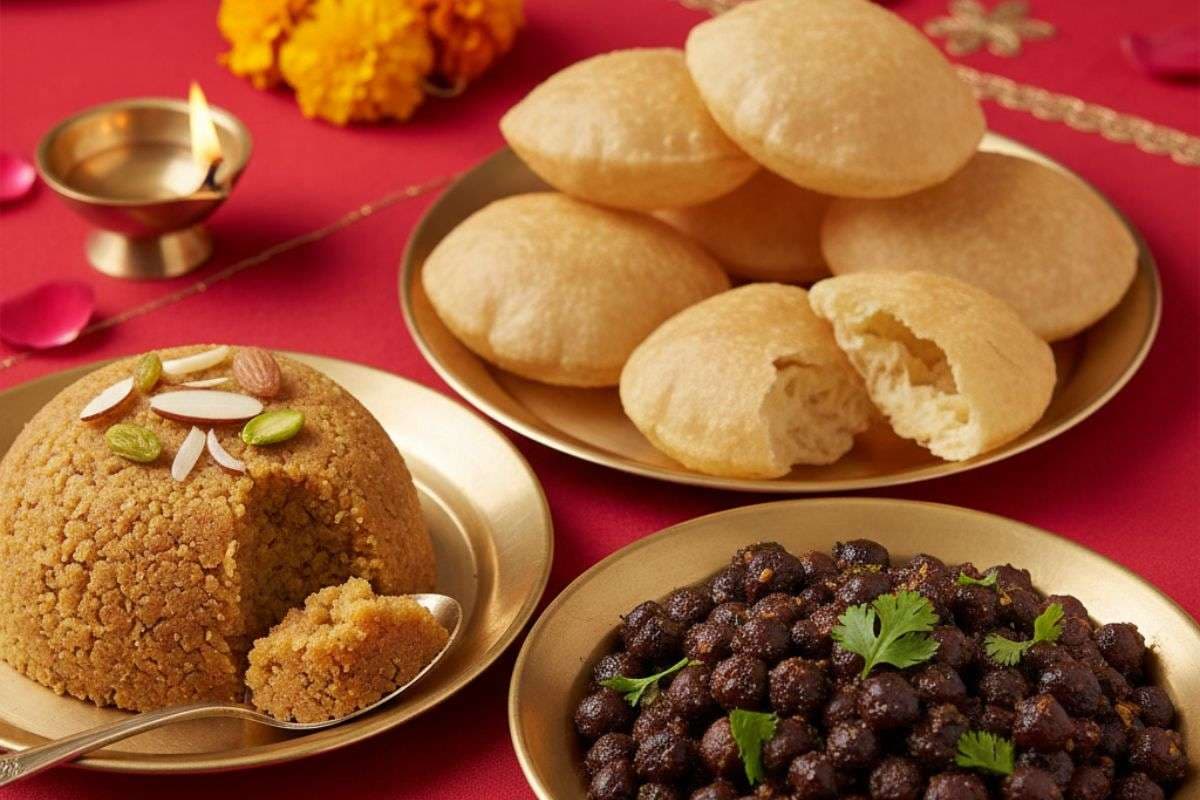 Kanjak Puja Bhog: अष्टमी और नवमी के दिन प्रसाद में क्यों बनता है हलवा-पूरी और काला चना