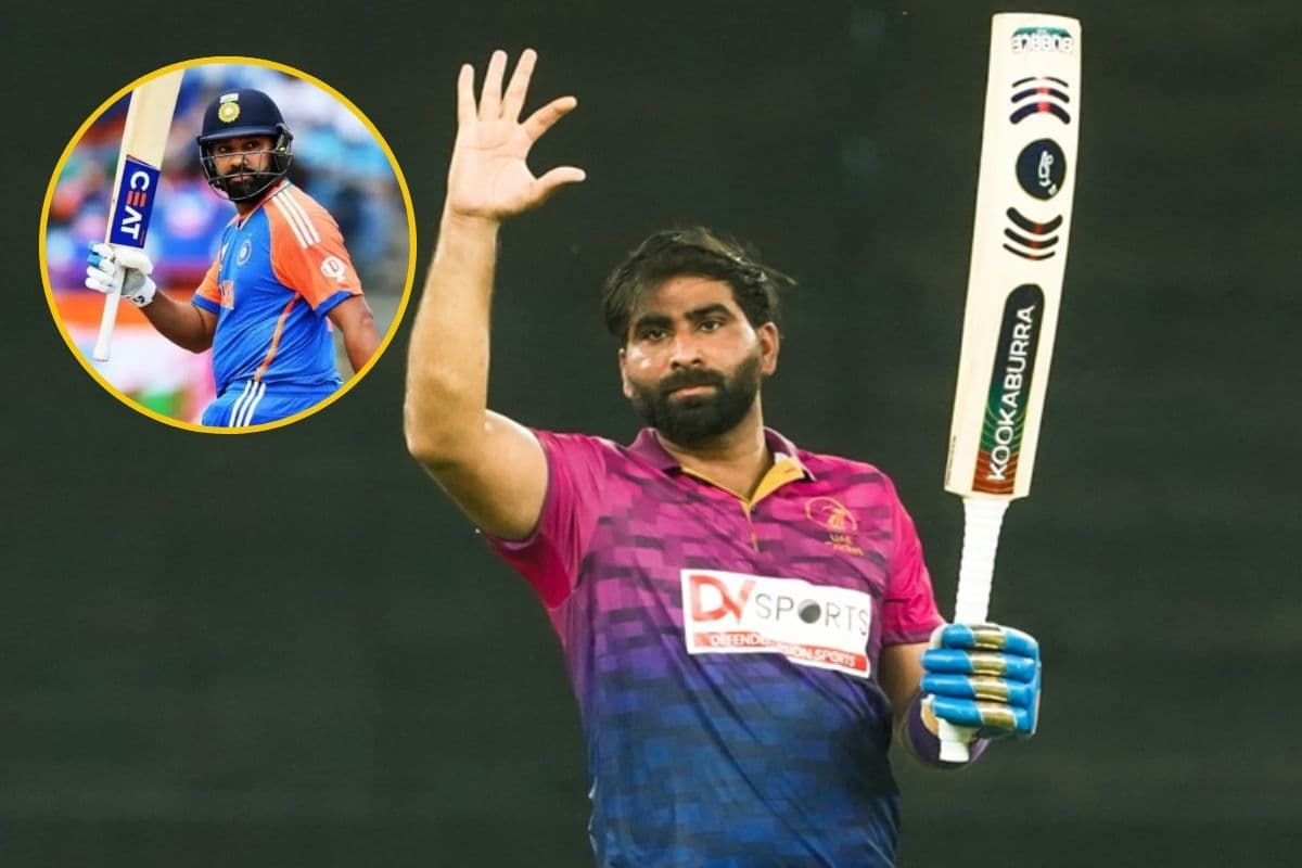 यूएई के कप्तान ने हिटमैन को छोड़ा पीछे, एक ही मैच में तोड़े रोहित शर्मा के दो रिकॉर्ड