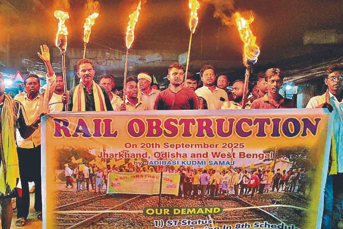 झारखंड में कल से रेल रोको आंदोलन, पटरी पर उतरेगा कुड़मी समाज, थम सकती है ट्रेन की रफ्तार