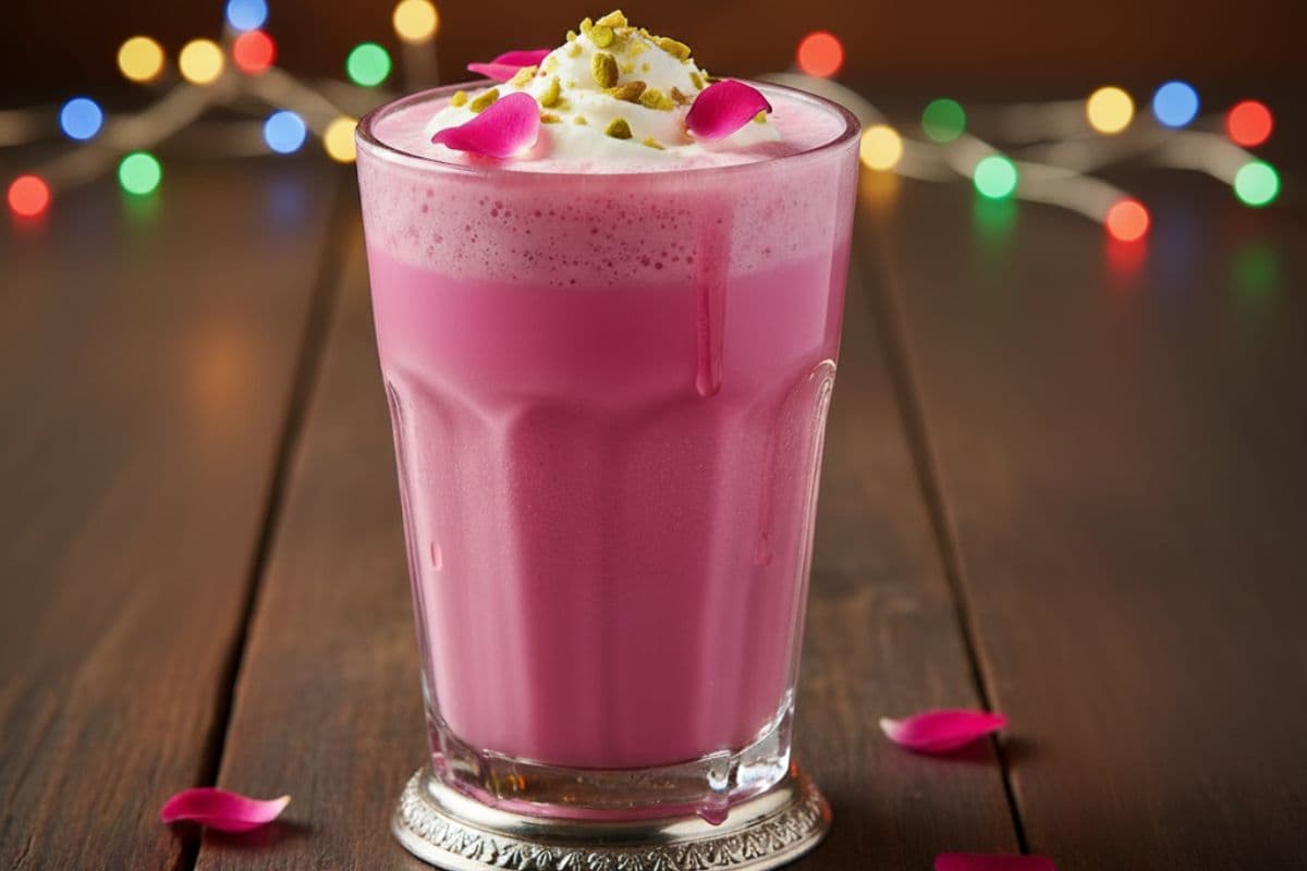Rose Lassi Recipe: मिनटों में बनाएं नवरात्रि स्पेशल रोज लस्सी, स्वाद ऐसा कि हर घूंट में दिल खुश हो जाए 