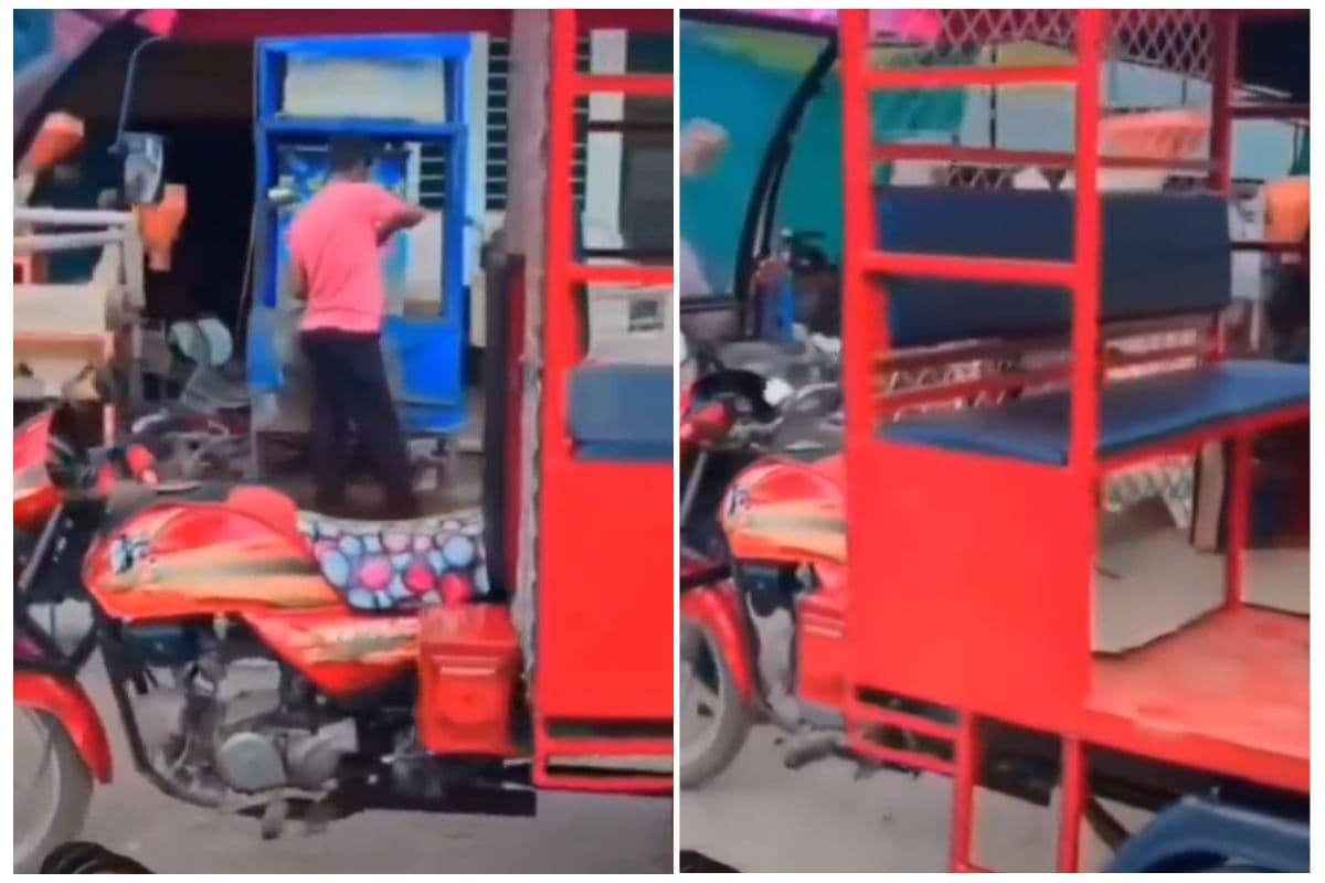 Viral Video: अद्भुत देसी जुगाड़! बाइक को बना दिया ई-रिक्शा, सोशल मीडिया पर मची धूम