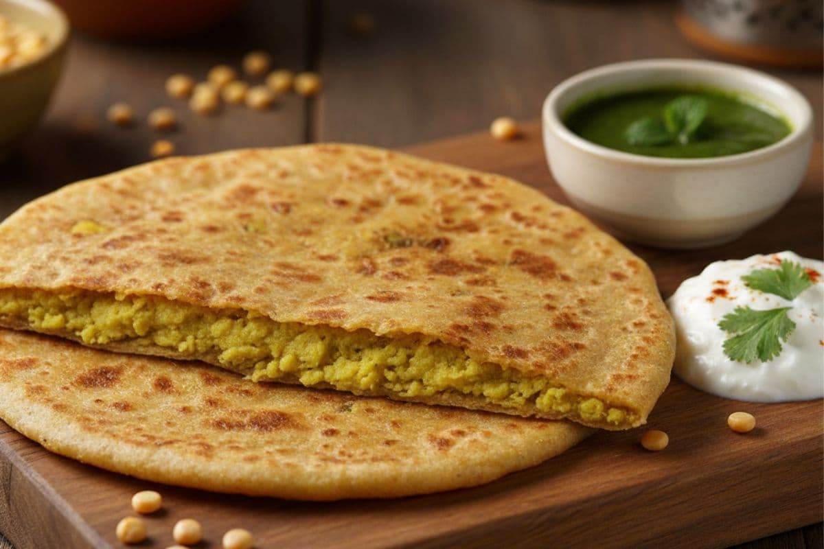 chana dal paratha