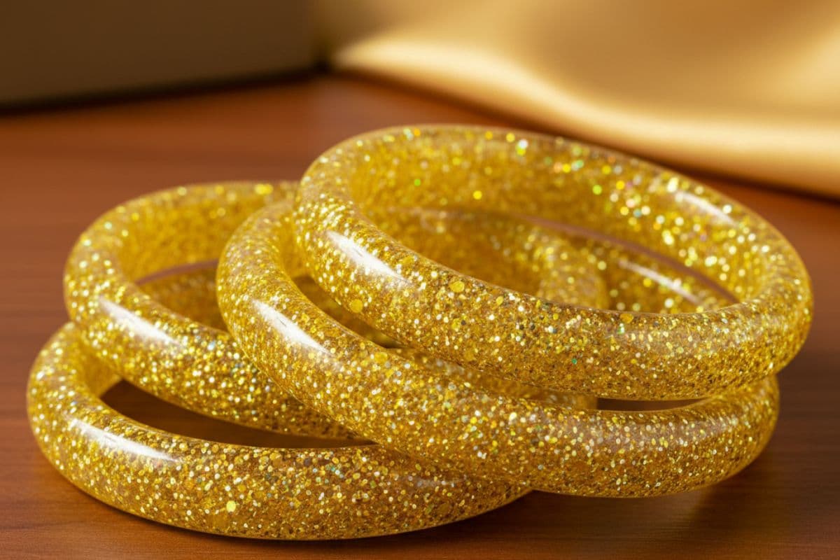 glitter bangle