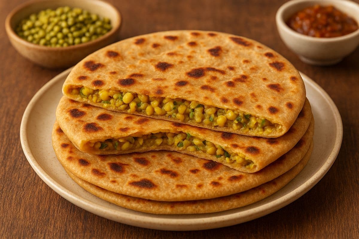 moong dal paratha