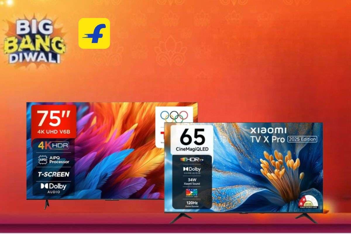 बड़ी स्क्रीन वाली Smart TV के लुढ़के दाम, Flipkart Diwali Sale में मिल रहा तगड़ा डिस्काउंट, फौरन चेक करें डील्स
