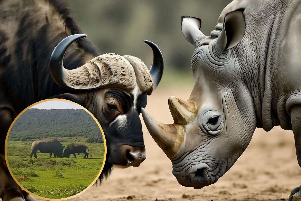 Viral Video: गैंडा और भैंस में कौन बड़ा बलवान? दोनों की लड़ाई छिड़ी को कांपने लगा जंगल, देखिए जंग का वायरल वीडियो