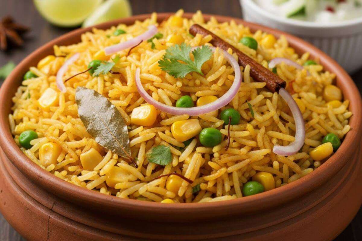 corn pulao