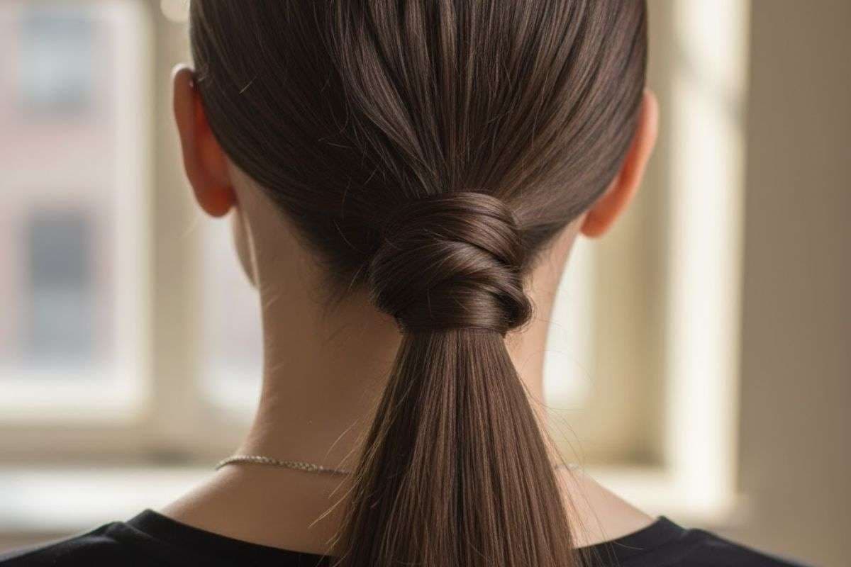 low ponytail