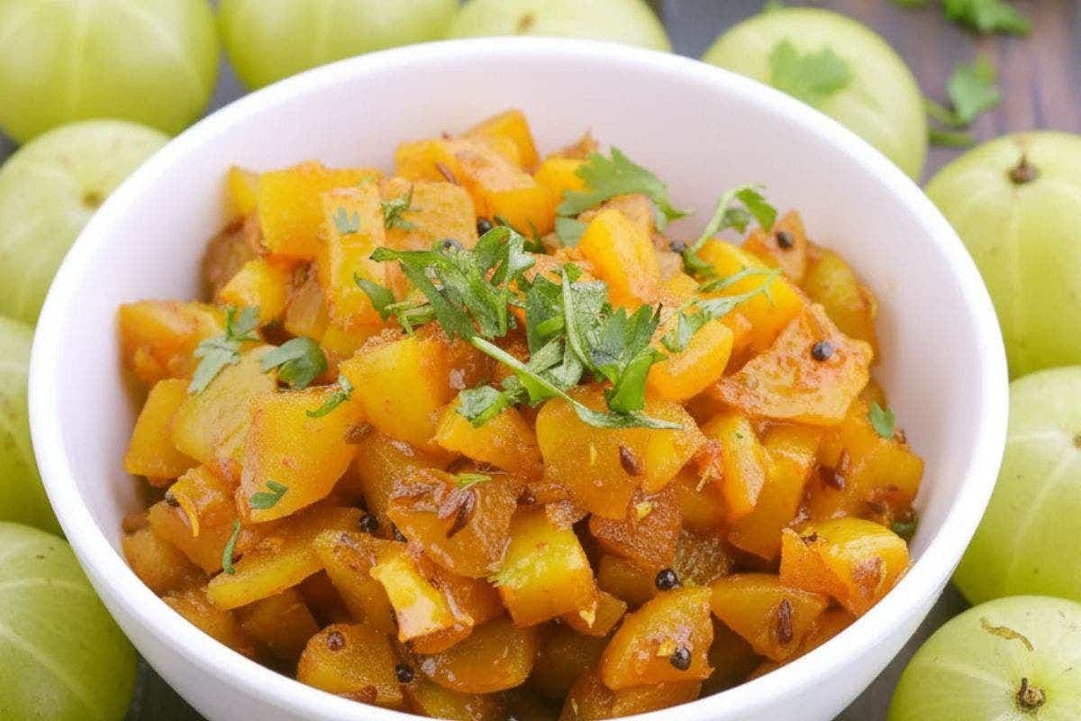 Amla Sabji Recipe: ठंड के मौसम में ट्राय करें ये टेस्टी और हेल्दी आंवला सब्जी, हर बाइट में मिलेगा अनोखा स्वाद
